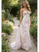 Stunning Sweetheart Lace Appliques Sleeveless Mermaid Long Prom Party Dress,PDS118493