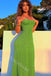 Sexy Sequare Sleeveless Side Slit Sheath Long Prom Dress,PDS11556