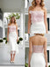 Pink and White Strapless  Sleeveless Mermaid Long Prom Party Dress,PDS118496