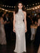 Glam Champagne Sequin Halter Sleeveless Midi Bodycon Prom Dress,PDS118765