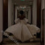Elegant Off Shoulder Side Slit A-line Floor Length Prom Dress,PDS11589