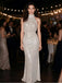 Glam Champagne Sequin Halter Sleeveless Midi Bodycon Prom Dress,PDS118765