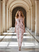 Beautiflu Pink Sweetheart Sleeveless Mermaid Long Prom Party Dress,PDS118497