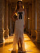 Black and White Lace Ruffles High-Low Mermaid Long Prom Party Dress,PDS118498