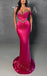 Elegant One Shoulder Sleeveless Mermaid Long Prom Dress,PDS11517