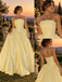 Chic Strapless Ruched Taffeta Puffy A-Line Formal Party Dress,PDS118683
