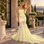 Sexy Strapless Sheer Chiffon Mermaid Train Prom Evening Dress,PDS118684