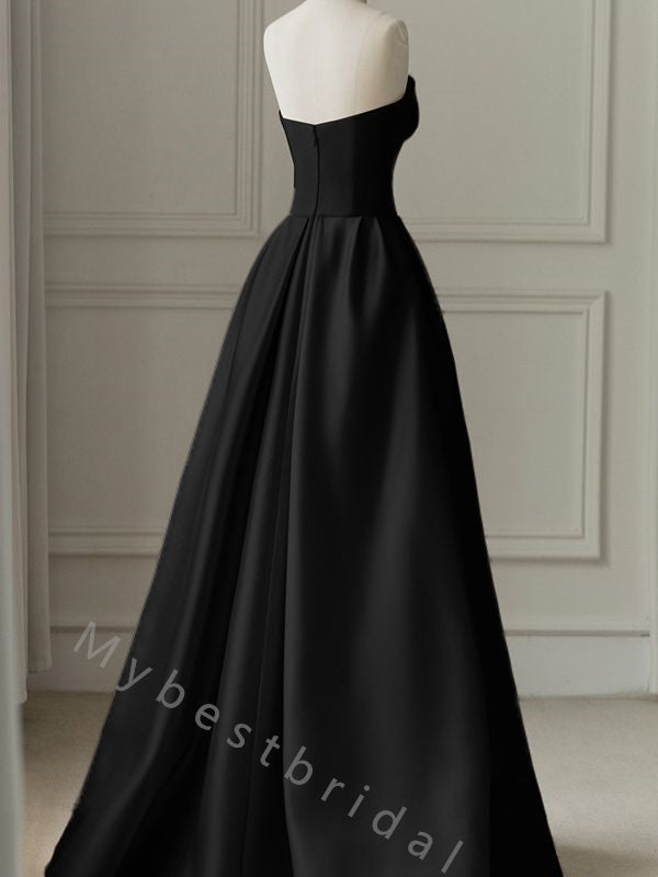Elegant Strapless Sleeveless Mermaid Long Prom Dress,PDS11515