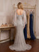 Exquisite Beaded V-Neck Mermaid Prom Dress With Sheer Cape Sleeve,PDS118590