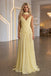Gorgeous Halter Chiffon Pleated A-Line Long Evening Prom Gown,PDS118591