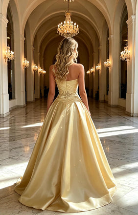 Pretty One Shoulder Lace Appliques Sleeveless A-Line Long Prom Party Dress,PDS118522