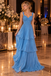 Elegant Pleated Chiffon Sweetheart Wide Strap Tiered Evening Dress,PDS118699