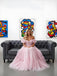 Cute Off Shoulder V-Neck Chiffon A-Line Long Prom Party Dress,PDS118515