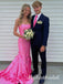 Elegant Strapless Sleeveless Mermaid Long Prom Dress,PDS11724