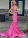 Elegant Strapless Sleeveless Mermaid Long Prom Dress,PDS11724