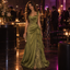 Luxury Sweetheart Olive Green Satin Ruffle Lace Applique Floor Length Evening Dresses,PDS118637
