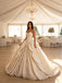 Pretty Sweetheart Pleats Sleeveless Tulle Lace A-Line Floor Length Wedding Dresses, WD0384