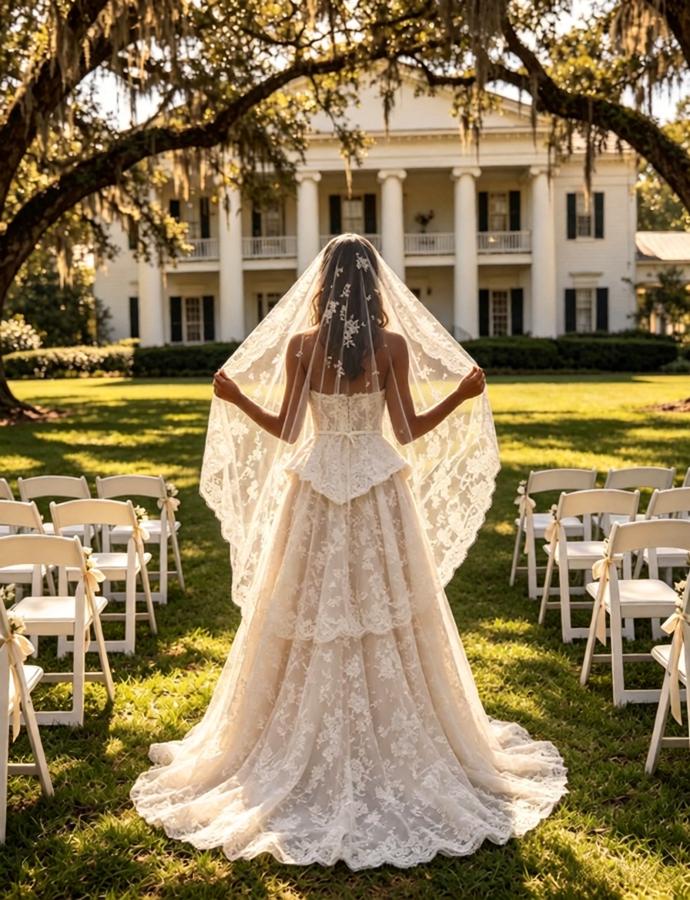 Luxury Strapless Sleeveless Lace A-Line Floor Length Long Wedding Dresses, WD0366