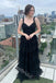 Elegant V-neck Sleeveless A-line Floor Length Long Prom Dress,PDS11567