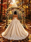 Pretty Sweetheart Pleats Sleeveless Tulle Lace A-Line Floor Length Wedding Dresses, WD0384