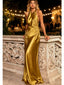 Luxury Halter Lace Appliques Sleeveless Mermaid Long Prom Party Dress,PDS118523
