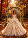 Pretty Sweetheart Pleats Sleeveless Tulle Lace A-Line Floor Length Wedding Dresses, WD0384