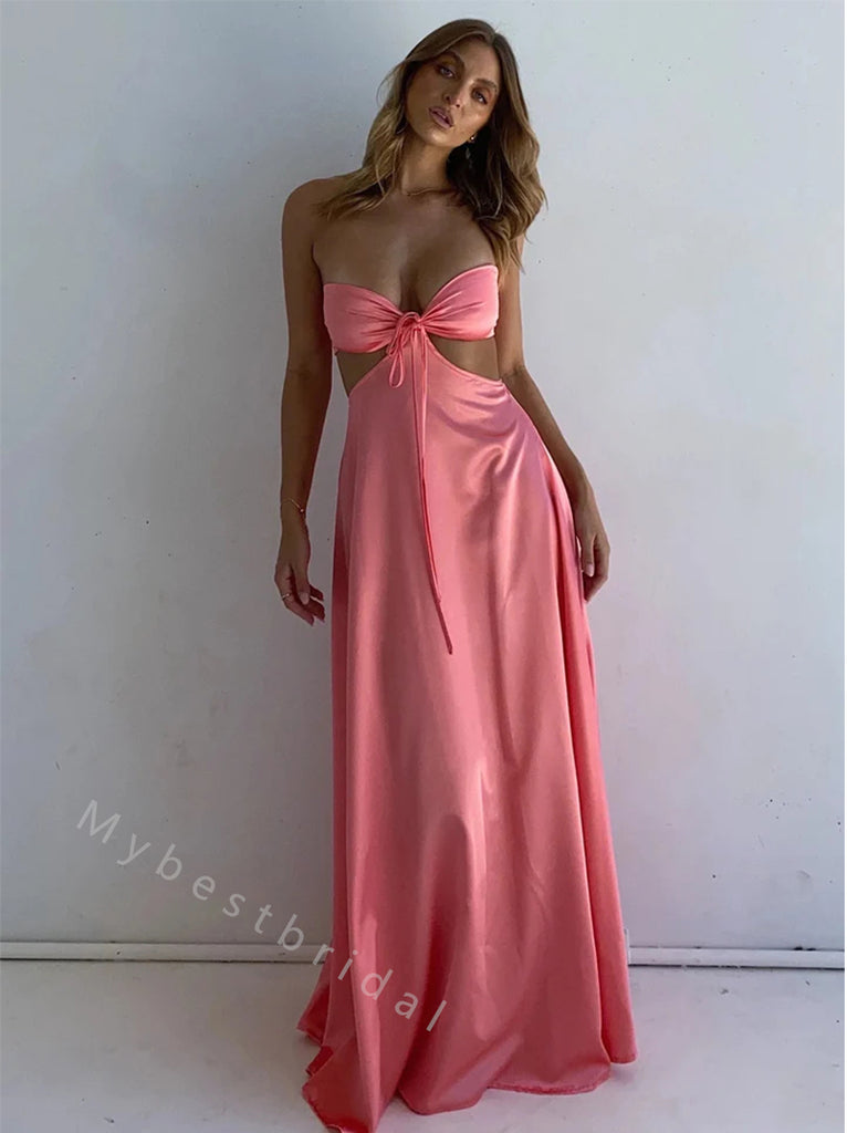 Sexy Sweetheart  Sleeveless A-line Long Floor Length Prom Dress,PDS11471