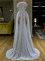 Sexy Strapless Sleeveless  Side slit Mermaid Long Floor Length Prom Dress,PDS11500