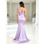 Elegant Soft Satin One Shoulder Strapless Side-Slit Mermaid Bridesmaid Dresses, BDS0401