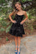 Sexy Halter Sleeveless A-line Short Mini Homecoming Dress,  HDS0107