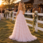 Dreamy Strapless Pleated Tulle Tiered Slit Long Bridesmaid Dress,PDS118715