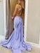 Sexy V-Neck Sleeveless Jersey Mermaid Long Prom Party Dress,PDS11781