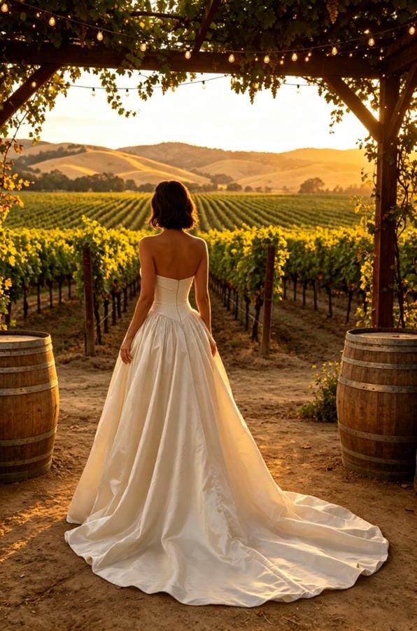 Stunning Sweetheart Strapless Satin A-Line Floor Length Long Wedding Dresses, WD0367