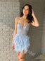 Sexy Sweetheart Sleeveless Sheath Short Mini Homecoming Dress,  HDS0167