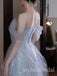 Romantic Off Shoulder Sleeveless A-line Long Prom Dress,PDS11690