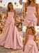 Luxury Strapless Satin Draped A-Line Long Evening Prom Dress,PDS118717