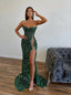 Sexy Sleeveless Side slit Mermaid Long Floor Length Prom Dress,PDS11483