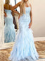 Elegant Strapless Sleeveless Mermaid Long Floor Length Prom Dress,PDS11503
