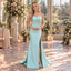 Glamorous Strapless Ruched Satin Mermaid Slit Long Evening Dress,PDS118751