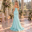 Glamorous Strapless Ruched Satin Mermaid Slit Long Evening Dress,PDS118751