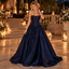 Luxurious Strapless Corset Satin Ball Gown Long Formal Party Dress,PDS118753