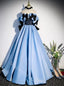 Elegant Strapless Sleeveless A-line Floor Length Long Prom Dress,PDS11570