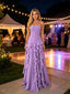 Cute Strapless Sleeveless Ruffles A-Line Chiffon Long Prom Party Dress,PDS118527