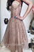Beautiful Sweetheart Sleeveless A-line Short Mini Homecoming Dress,  HDS0130