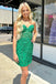 Elegant Strapless Sleeveless Sheath Short Mini Homecoming Dress,  HDS0133