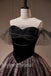 Black Off shoulder Sleeveless A-line Short Mini Homecoming Dress,  HDS0114