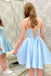 Elegant Square Sleeveless A-line Short Mini Homecoming Dress,  HDS0120