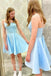 Elegant Square Sleeveless A-line Short Mini Homecoming Dress,  HDS0120
