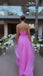 Elegant Strapless Sleeveless A-line Long Floor Length Prom Dress,PDS11454