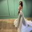 Elegant V-neck Sleeveless Mermaid Long Floor Length Prom Dress,PDS1147